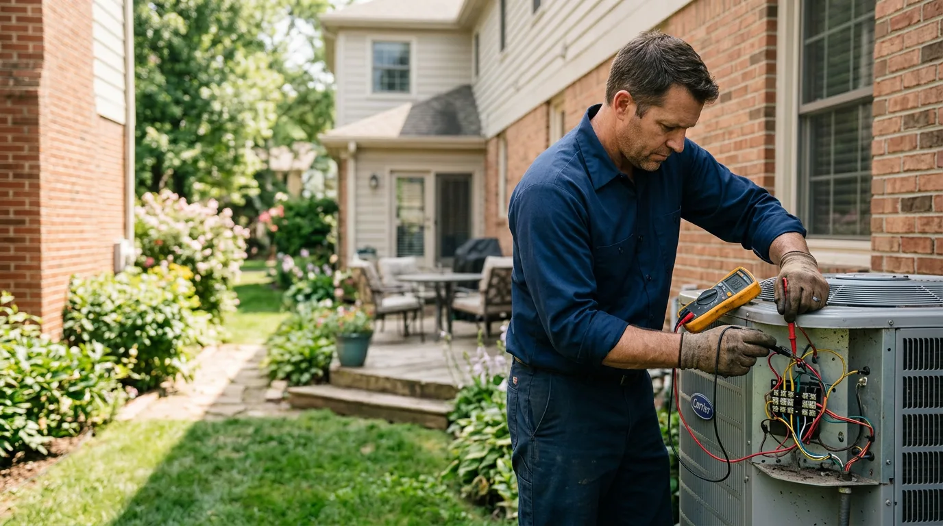 HVAC technician working near Hoopa, CA